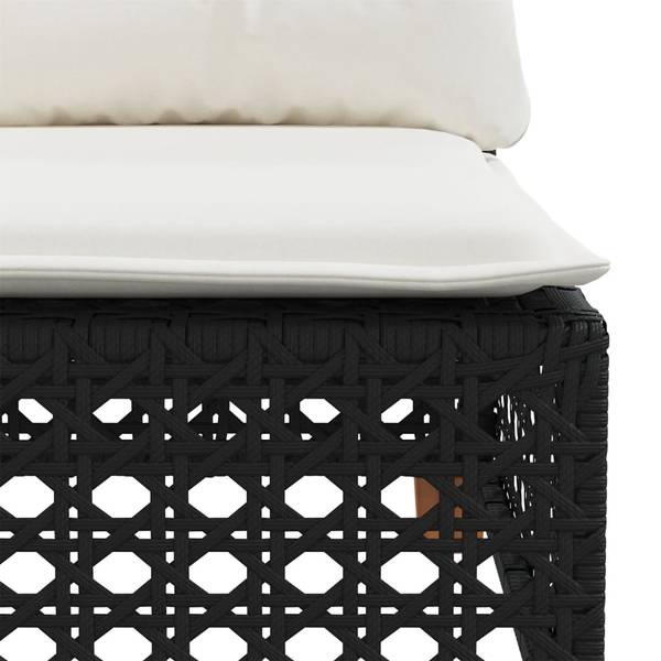 Garten-Lounge-Set 3036234-2 (7-teilig) Schwarz