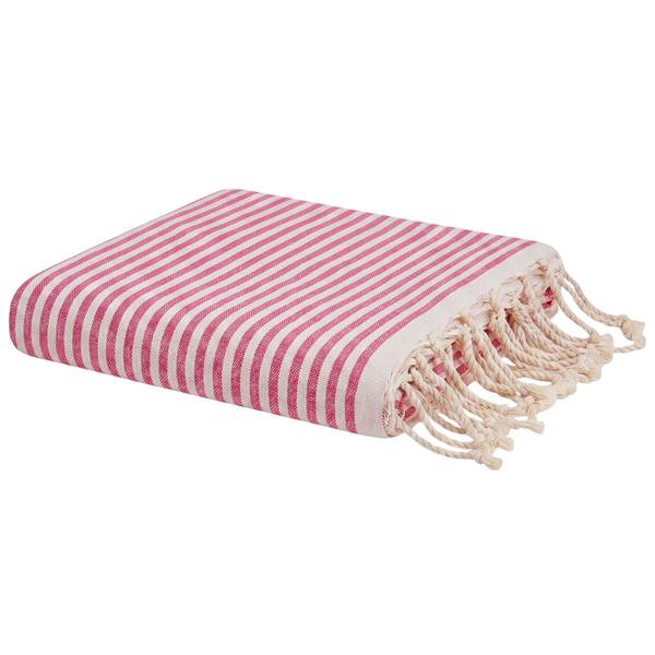 Strandtuch Ikaria Pink - Textil - 200 x 1 x 100 cm