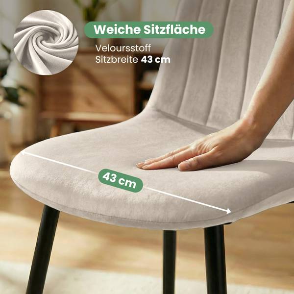 Esszimmerstuhl LUMO Beige