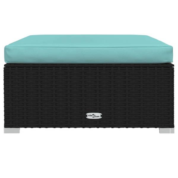 Garten-Lounge-Set 3013633-11 (6-teilig) Schwarz - Blau