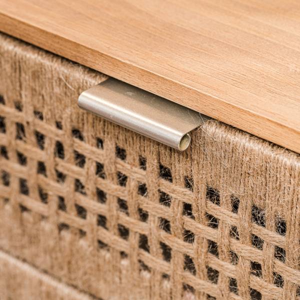 Kommode MERIDA Braun - Rattan - 45 x 71 x 36 cm