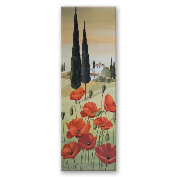 Tableau déco paysage toscan avec des 50 x 150 cm
