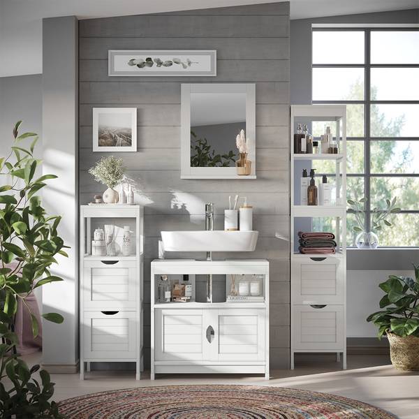 Meuble salle de bain Vilda 55545 Blanc