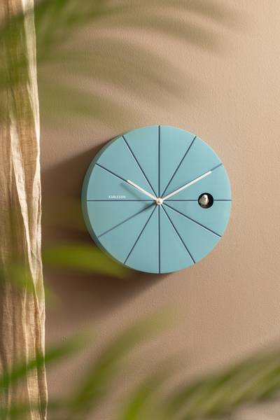 Wanduhr DESTACADO CUCKOO Blau - Kunststoff - 6 x 28 x 28 cm