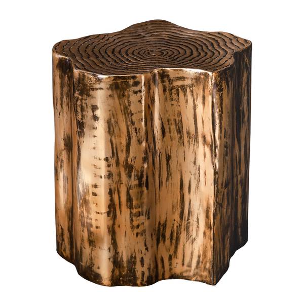 Beistelltisch ORGANIC ORIENT Gold - Metall - 37 x 47 x 37 cm