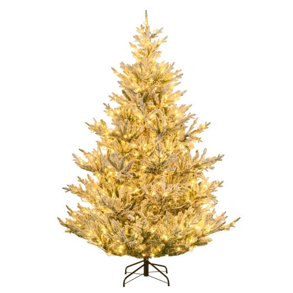 Künstlicher Weihnachtsbaum CM25167DE-7 Grün - Metall - 156 x 210 x 156 cm