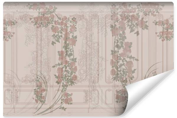 Vlies-Fotobehang BLOEMEN BAROK Bladeren 180 x 120 x 120 cm