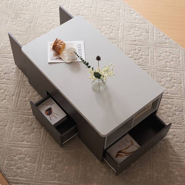 Salontafel Hermes Ⅸ grijs - lichtgrijs