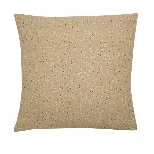 Taie d'oreiller, Léonie Beige - Coton - 63 x 1 x 63 cm