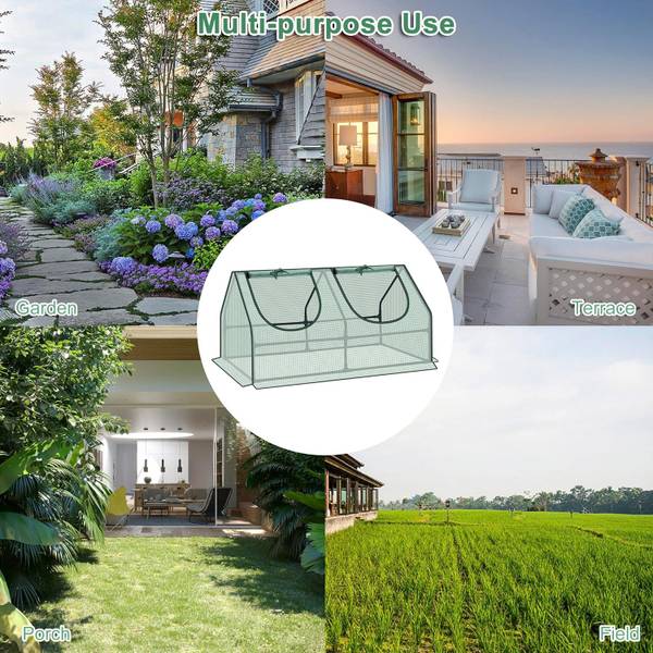 Foliengewächshaus Marilyn Grün