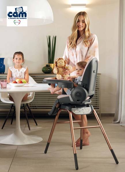 Hochstuhl Original 4-in-1 Pink - Kunststoff - 36 x 110 x 74 cm