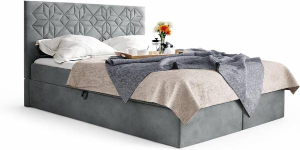 Boxspringbett BORGIO H4 Dunkelgrau