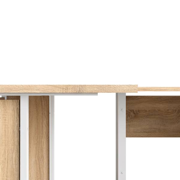 Bureau Prime bruin - deels massief hout - 230 x 75 x 200 cm
