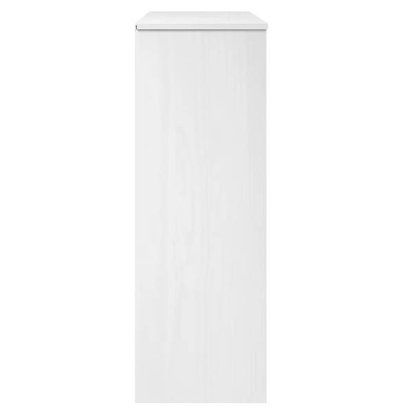 Highboard-Oberteil DE5245 Weiß - Massivholz - 90 x 100 x 35 cm