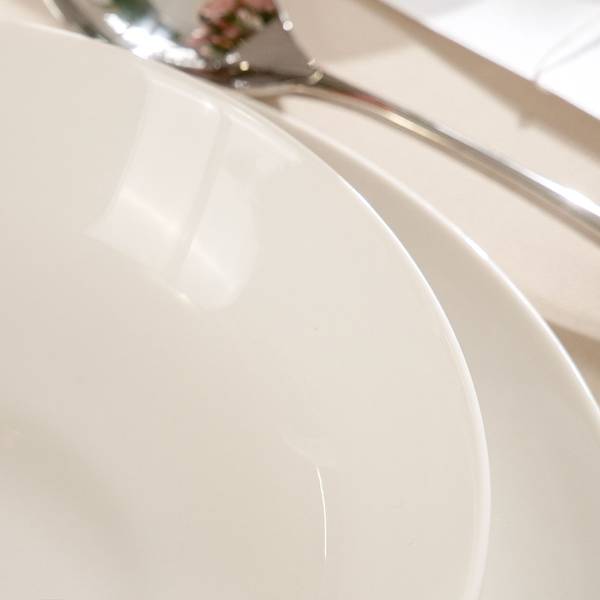Assiette à creuse ADBELLA 6 pcs. Beige - Céramique - 20 x 5 x 20 cm