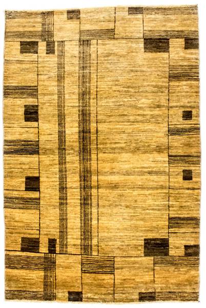 Orientteppich Oriental Gelb - Wolle - 94 x 1 x 147 cm