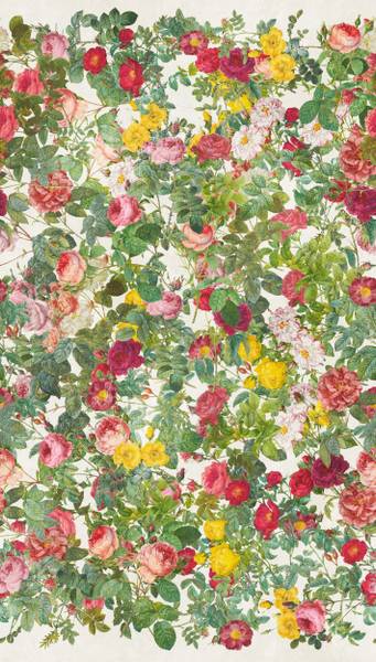 Fototapete 398641-GU Grün - Fleece - 159 x 280 x 1 cm