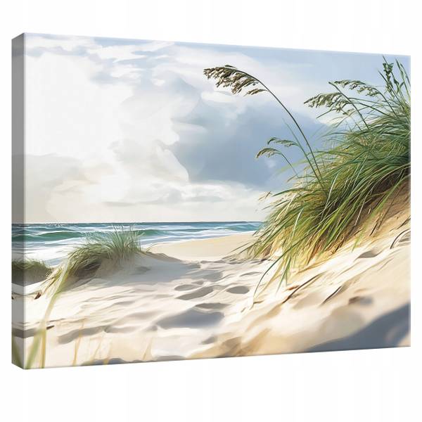 Wandbild Strand Meer Natur Ostsee 60 x 40 x 2 cm