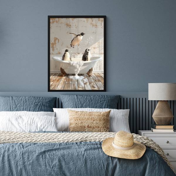 POSTER MIT RAHMEN Vintage 60 x 80 cm