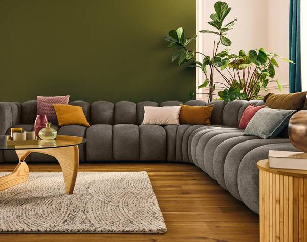 Ecksofa DEBBIE Taupe