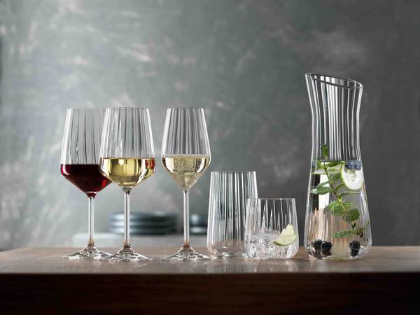 Weißweingläser Lifestyle 12er Set Kristallglas - 9 x 23 x 9 cm