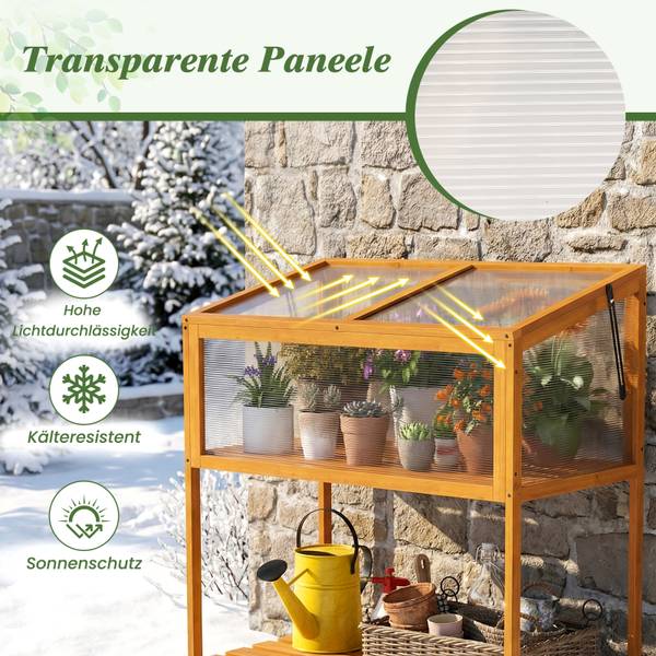 Hochbeet SF6717ADDE Orange - Holzwerkstoff - 51 x 105 x 90 cm