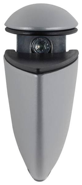 Wandhalter X-TRA Grau - Metall - Kunststoff - 8 x 7 x 3 cm