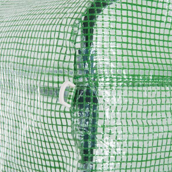 Foliengewächshaus 845-619 Grün - Kunststoff - 300 x 200 x 300 cm