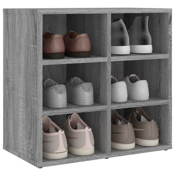 Armoire à chaussures 3015412-2(lot de 2) Gris - Bois manufacturé - 52 x 50 x 30 cm