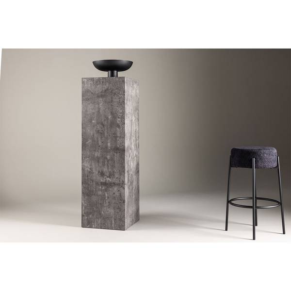 Table d'angle RamsvikH Gris - En partie en bois massif - 40 x 130 x 40 cm