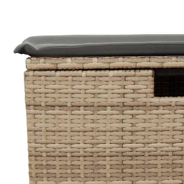 Garten-Lounge-Set 3036425-4 9-teilig Beige - Grau
