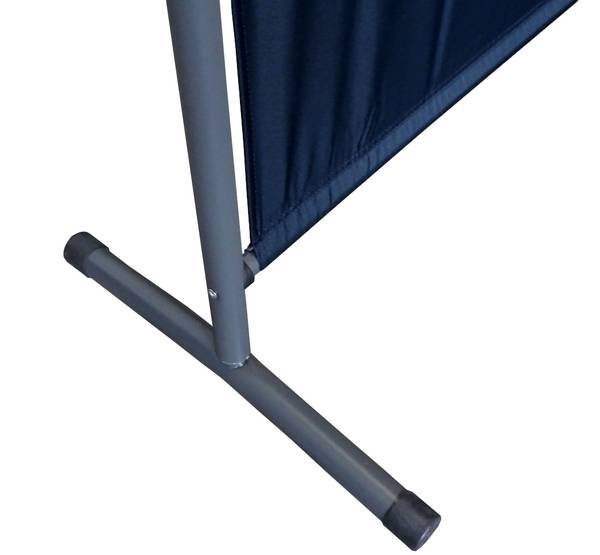 2er Set Paravent Delta Schwarz - 150 x 190 cm