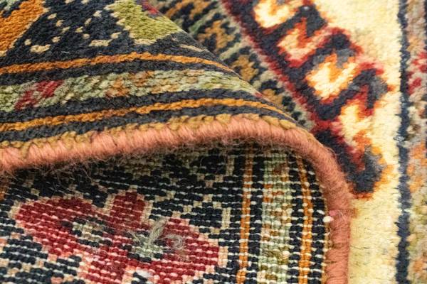 Orientteppich Oriental Beige - Wolle - 60 x 1 x 86 cm