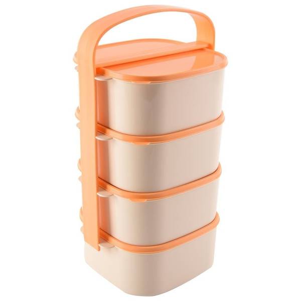 Lunchbox Ersatzbehälter 181721 Beige - Kunststoff - 15 x 7 x 15 cm