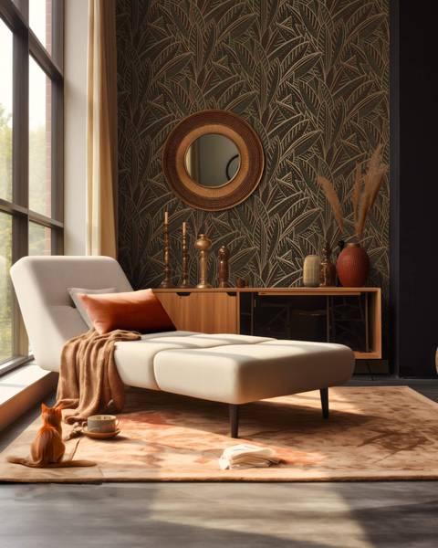 Vliestapete 399331-GU Braun - Kunststoff - 53 x 1 x 1005 cm