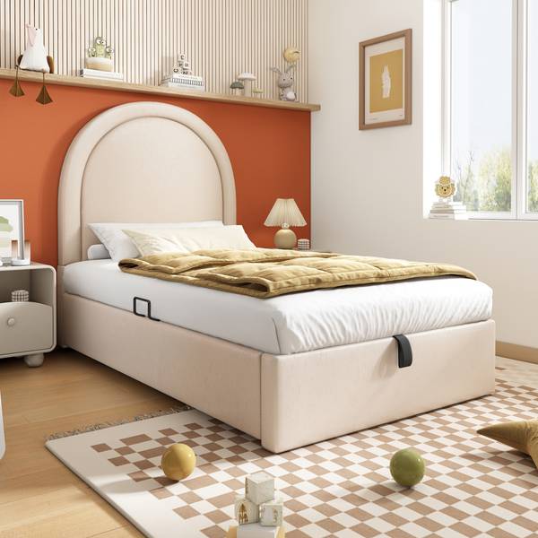 Polsterbett Anna I Beige