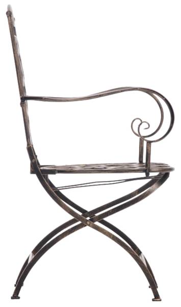 Gartenstuhl Adara 2er Set Bronze