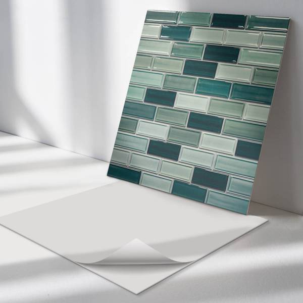 Fliesen Plattenmuster Mosaik 4er Set 50 x 50 cm