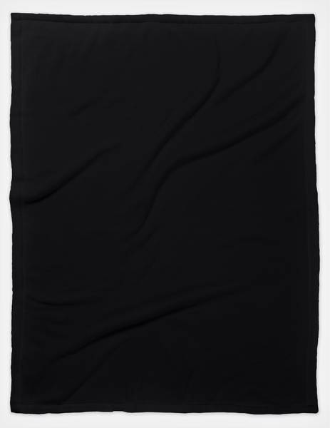 Kuscheldecke Tagesdecke  220x240 cm Schwarz