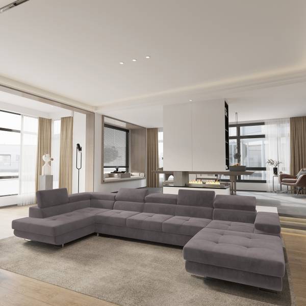 Ecksofa TORIVA Flieder