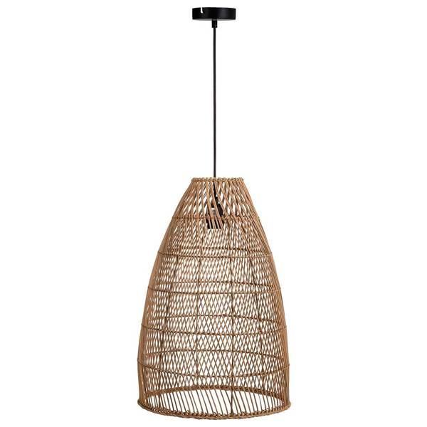 Deckenleuchte 4523354630 Braun - Rattan - 34 x 51 x 34 cm