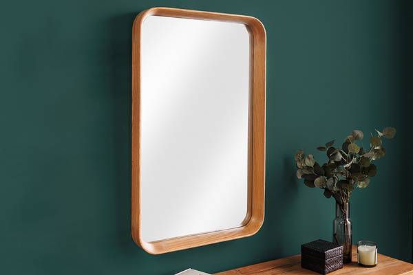 Wandspiegel AMSTERDAM Braun - Eiche - 50 x 80 x 6 cm