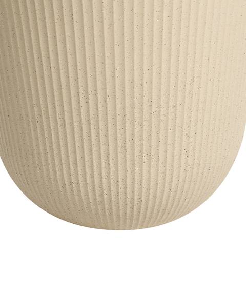 Blumentopf DRABA 2-tlg Beige - Kunststoff - 44 x 40 x 44 cm