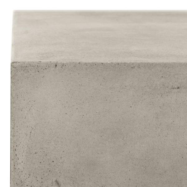 Zement Hocker RAQUEL Grau - Stein - 80 x 25 x 80 cm