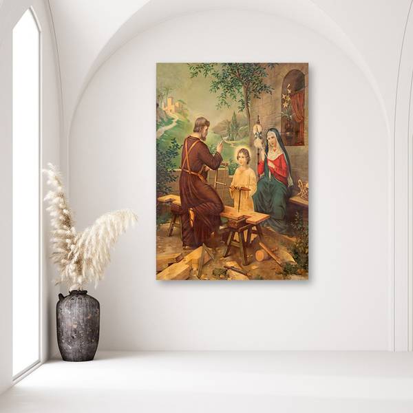 Wandbild die heilige familie 40 x 60 cm