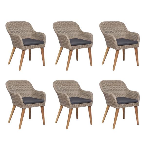 Garten-Essgruppe 3003831-1 (7-teilig) Polyester - 100 x 74 x 200 cm