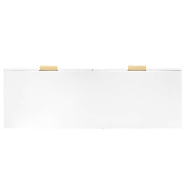 Sideboard Kommode WJM01 Weiß - Metall - Massivholz - 120 x 77 x 40 cm