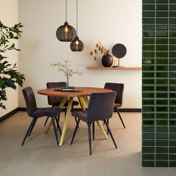 Suspension Milla Noir - Acier - 36 x 38 x 36 cm