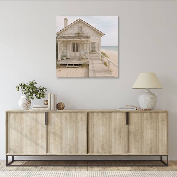 Wandbild Strand 30 x 30 cm