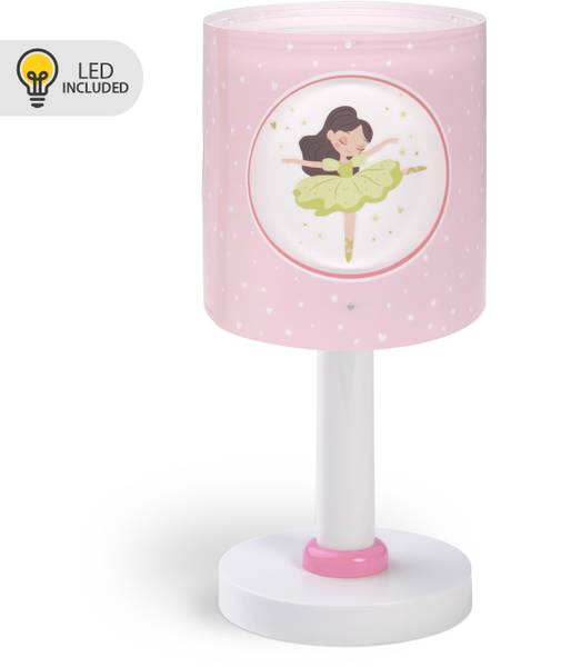 Nachttischlampe LED Nachtlicht   Princes Pink - Kunststoff - 15 x 30 x 15 cm